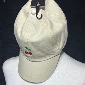 NWT David and Young cherry trucker hat